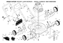 Page A Diagram and Parts List for 96114001503  Weed Eater Lawn Mower